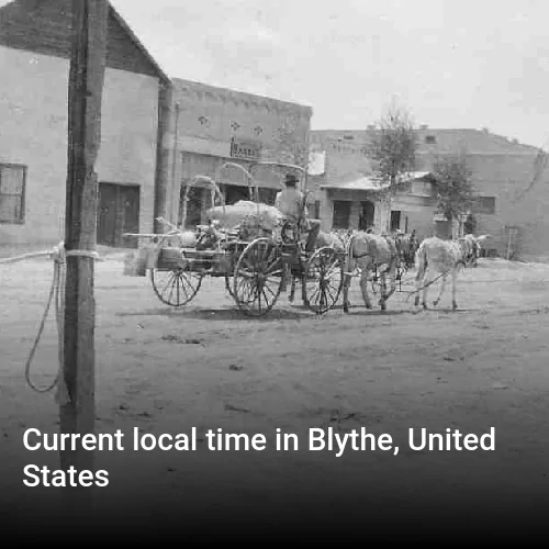 Current local time in Blythe, United States