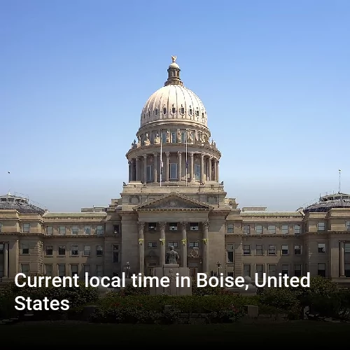 Current local time in Boise, United States