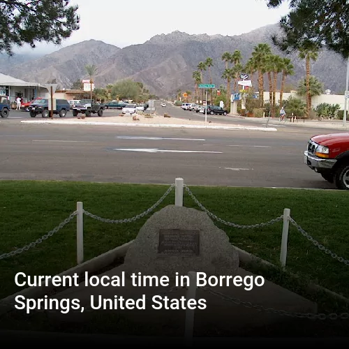 Current local time in Borrego Springs, United States