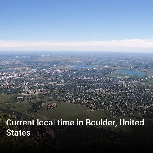 Current local time in Boulder, United States