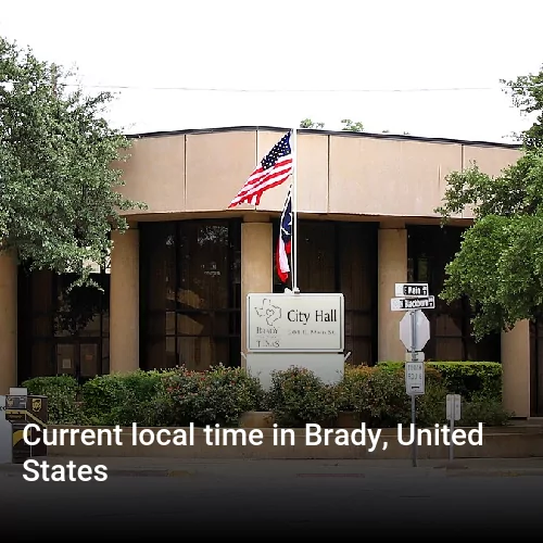 Current local time in Brady, United States