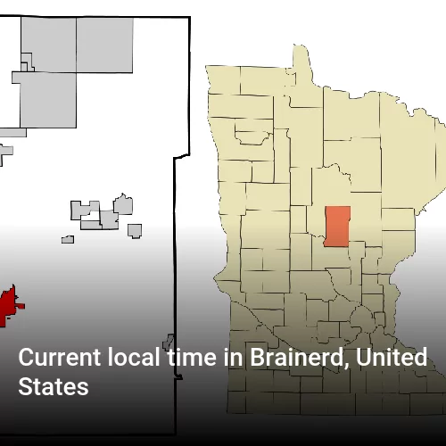 Current local time in Brainerd, United States