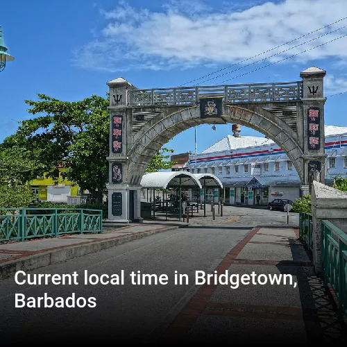 Current local time in Bridgetown, Barbados