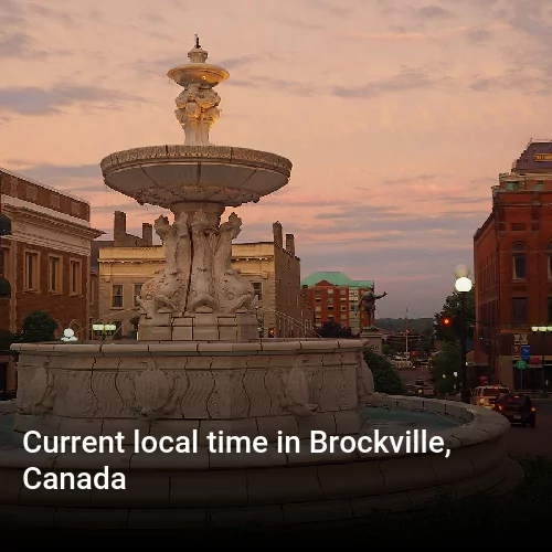 Current local time in Brockville, Canada