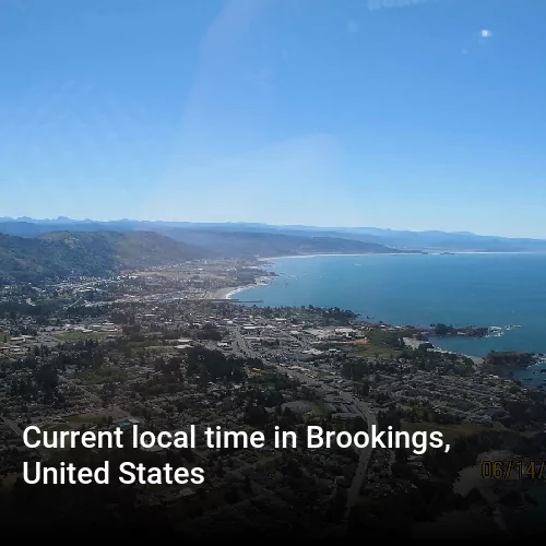 Current local time in Brookings, United States