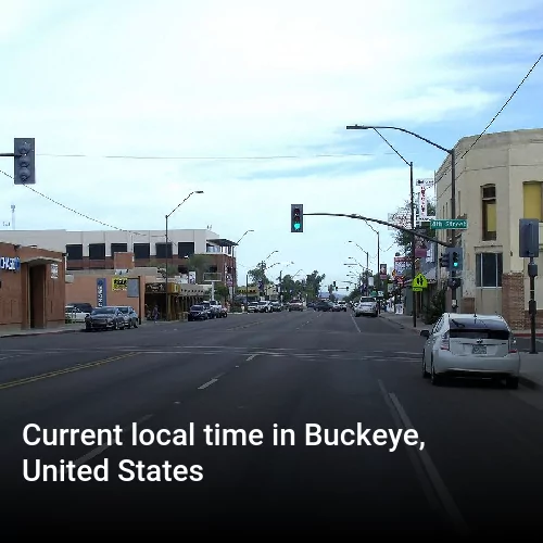 Current local time in Buckeye, United States