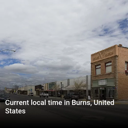 Current local time in Burns, United States