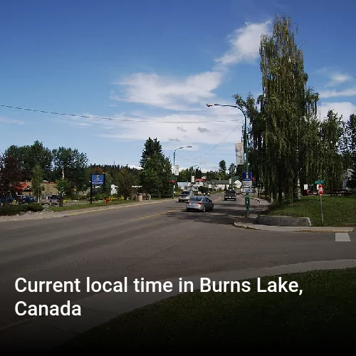 Current local time in Burns Lake, Canada