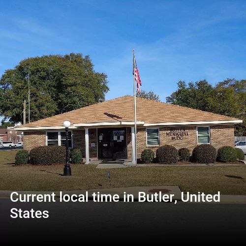Current local time in Butler, United States