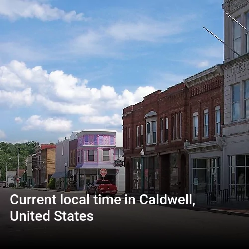 Current local time in Caldwell, United States