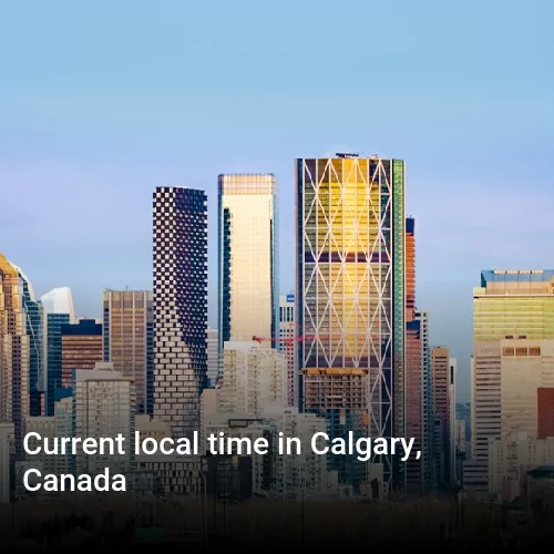 Current local time in Calgary, Canada
