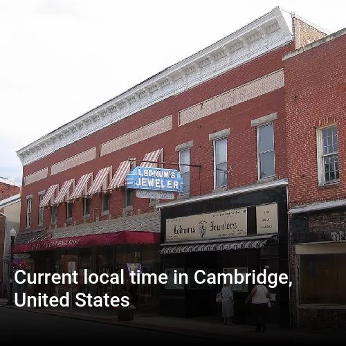 Current local time in Cambridge, United States