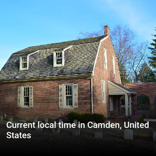 Current local time in Camden, United States