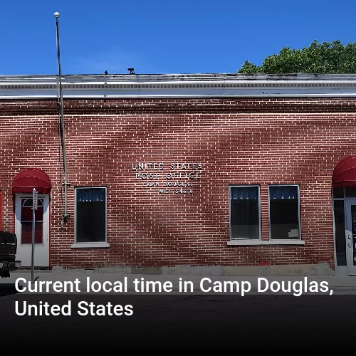 Current local time in Camp Douglas, United States