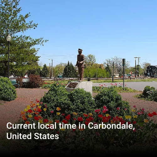 Current local time in Carbondale, United States