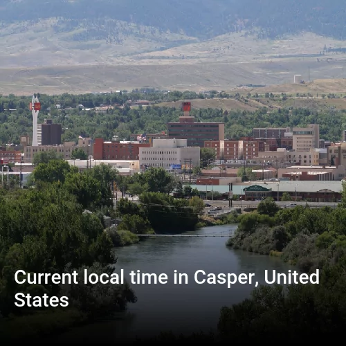 Current local time in Casper, United States