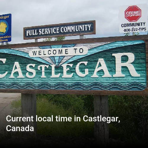 Current local time in Castlegar, Canada