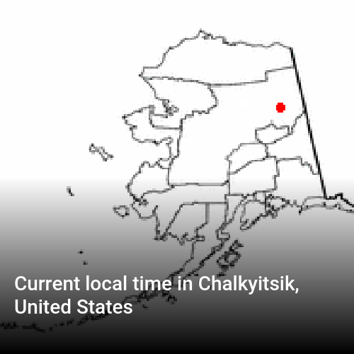 Current local time in Chalkyitsik, United States