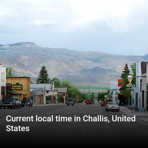 Current local time in Challis, United States