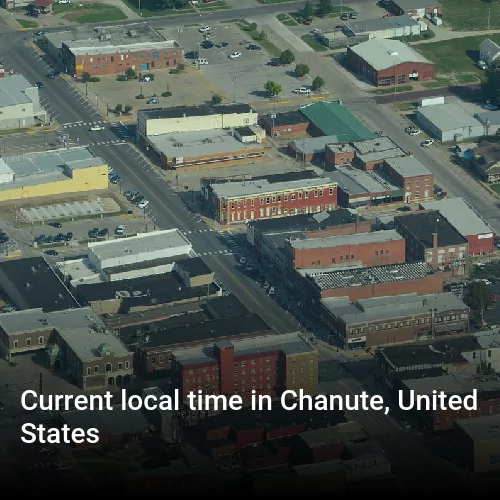 Current local time in Chanute, United States