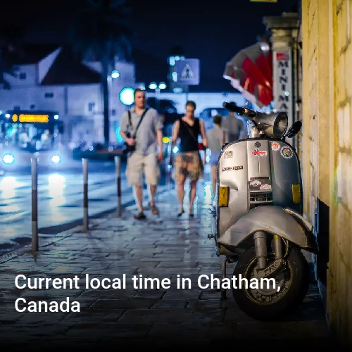 Current local time in Chatham, Canada