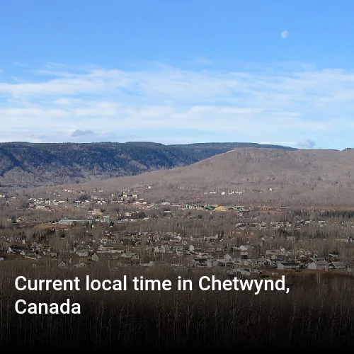 Current local time in Chetwynd, Canada