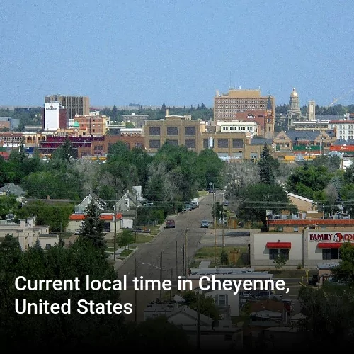 Current local time in Cheyenne, United States