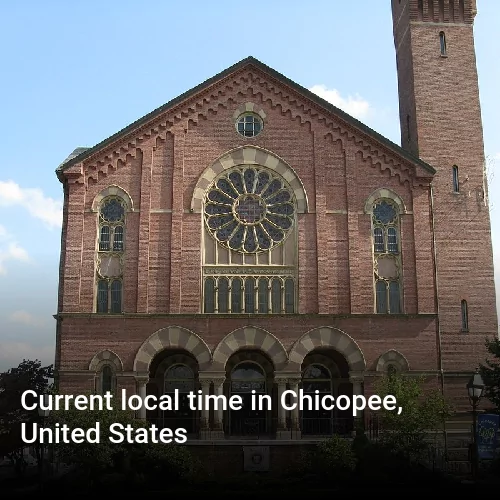 Current local time in Chicopee, United States