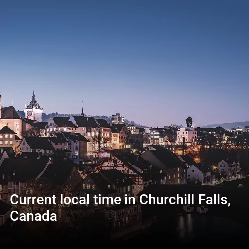 Current local time in Churchill Falls, Canada