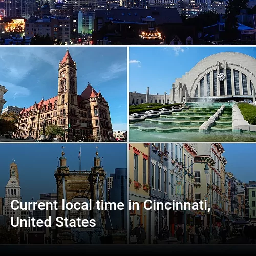 Current local time in Cincinnati, United States