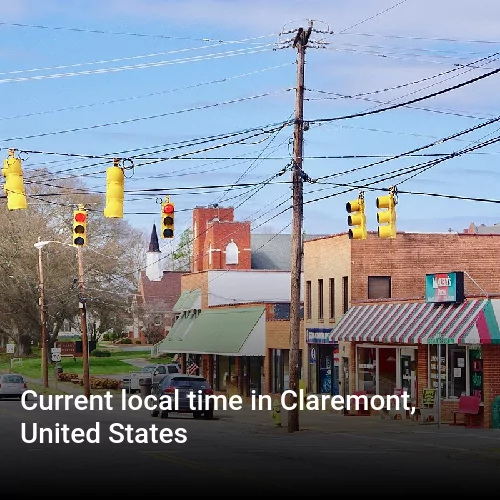 Current local time in Claremont, United States