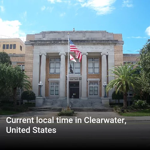Current local time in Clearwater, United States