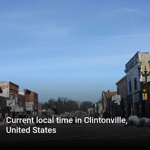 Current local time in Clintonville, United States