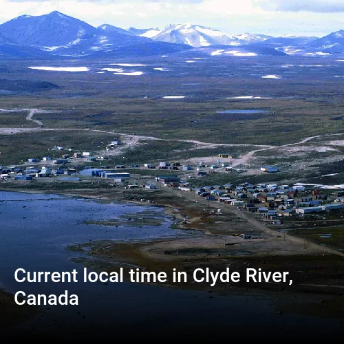 Current local time in Clyde River, Canada