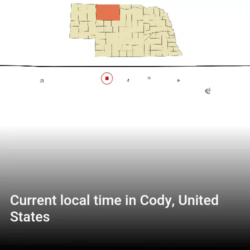 Current local time in Cody, United States