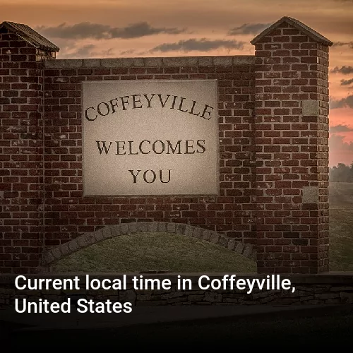 Current local time in Coffeyville, United States