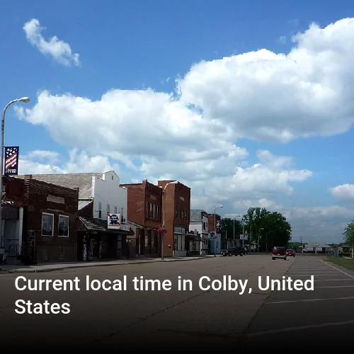 Current local time in Colby, United States