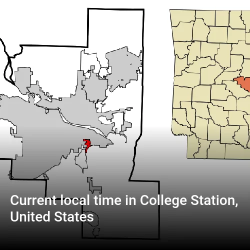 Current local time in College Station, United States