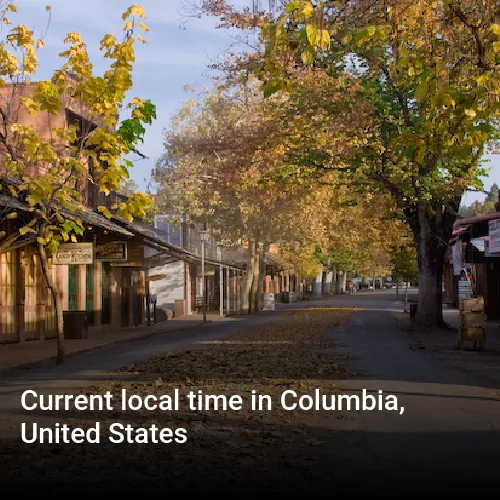 Current local time in Columbia, United States