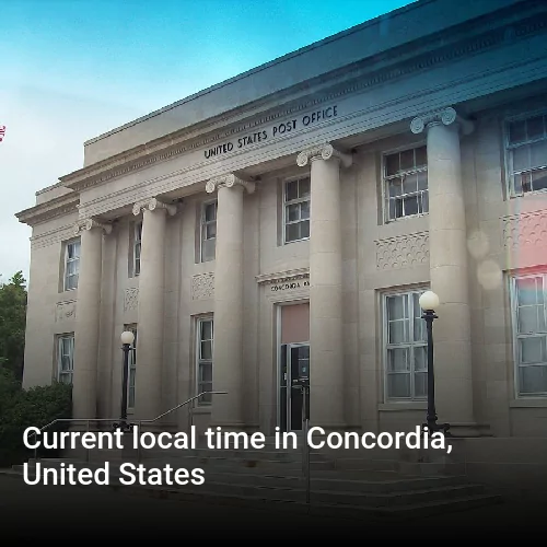 Current local time in Concordia, United States