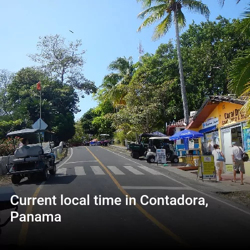 Current local time in Contadora, Panama