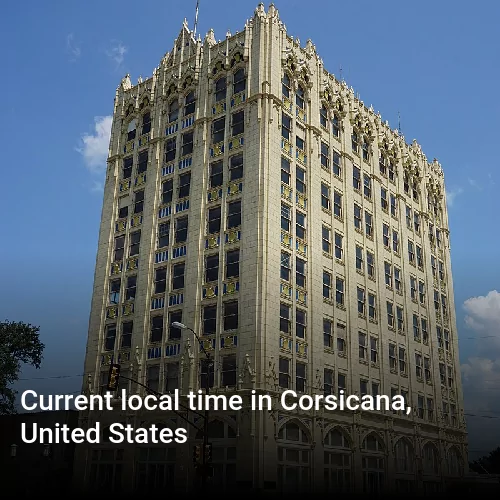 Current local time in Corsicana, United States