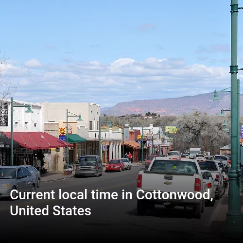 Current local time in Cottonwood, United States