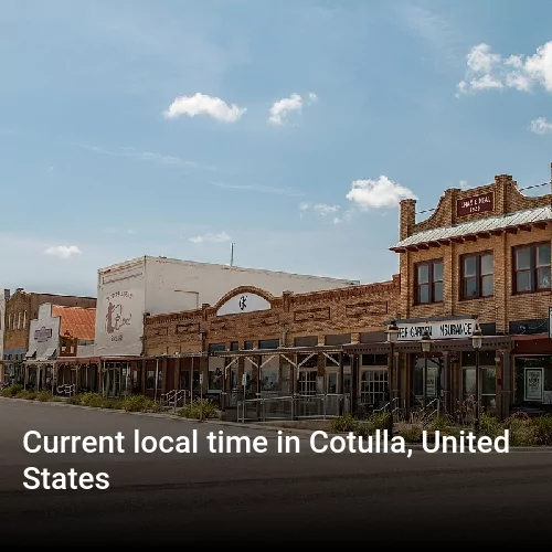 Current local time in Cotulla, United States