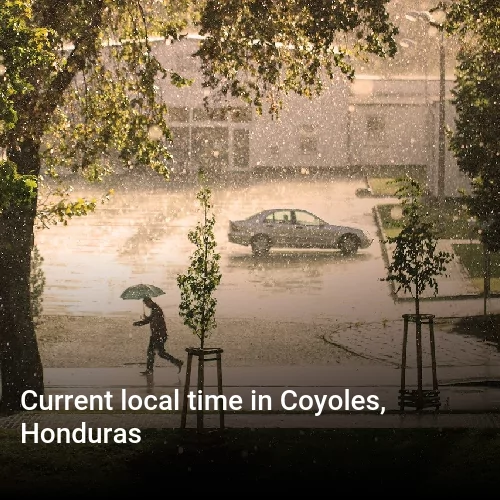 Current local time in Coyoles, Honduras