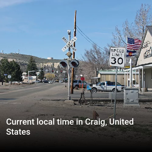 Current local time in Craig, United States