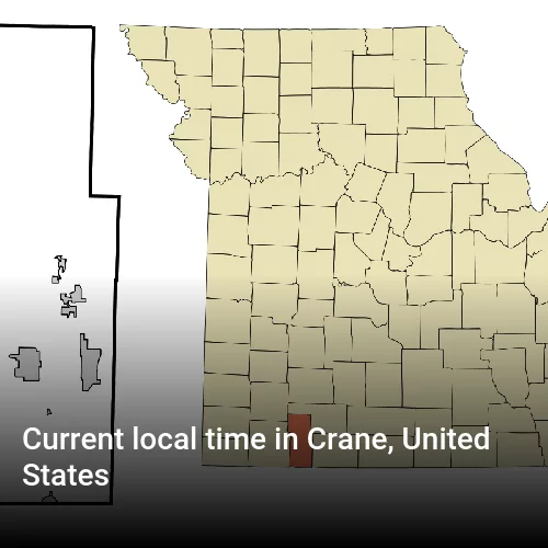 Current local time in Crane, United States