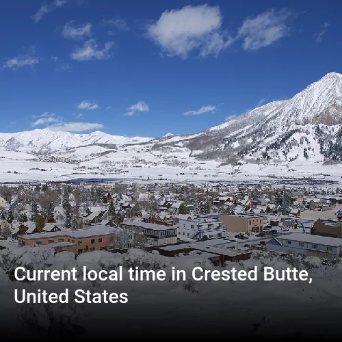 Current local time in Crested Butte, United States