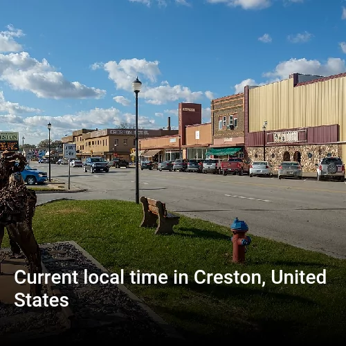 Current local time in Creston, United States