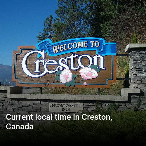 Current local time in Creston, Canada